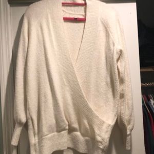 Loft faux wrap sweater